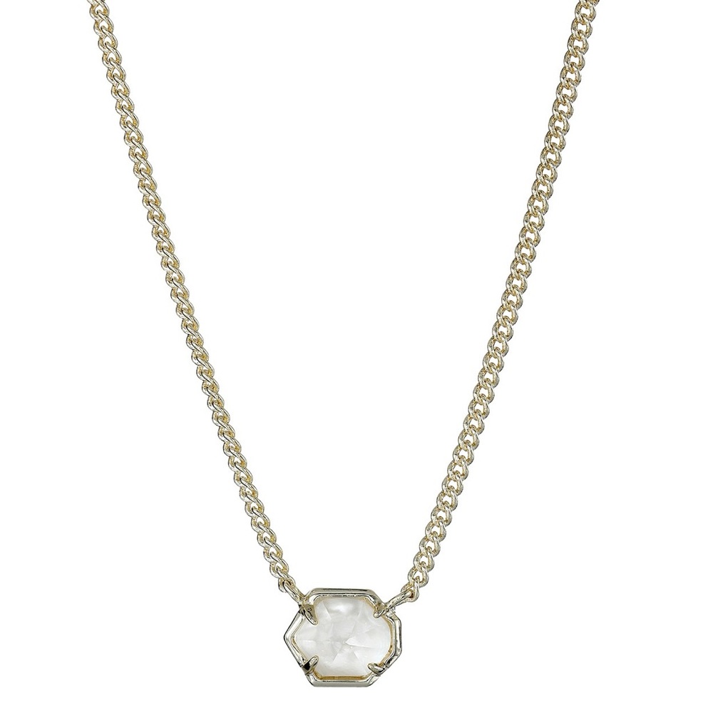 Kendra Scott Mabel Necklace in Gold Mother of Pearl